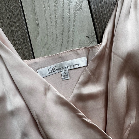 Lovers + Friends Satin Blush Bodysuit | Size: Small | Good Condition - Picture 2 of 8